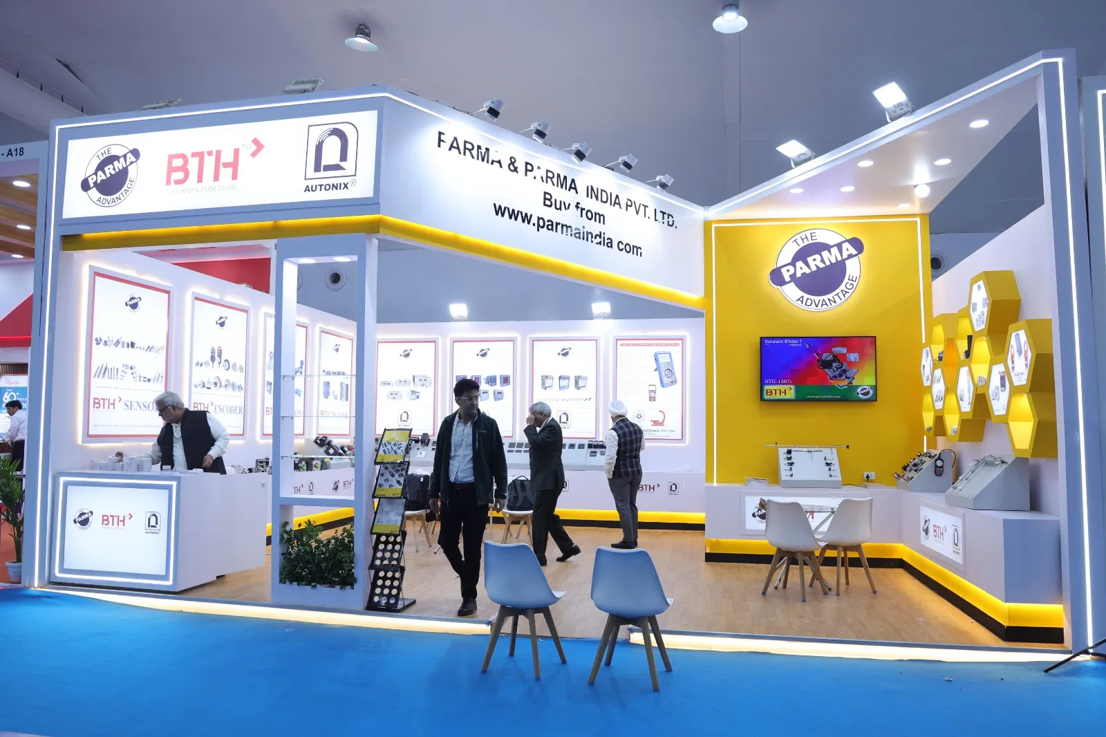 PARMA & BTH exhibition booth